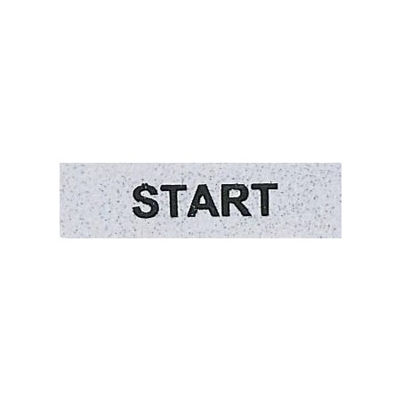 Табличка "START" 8мм EMAS BET08START