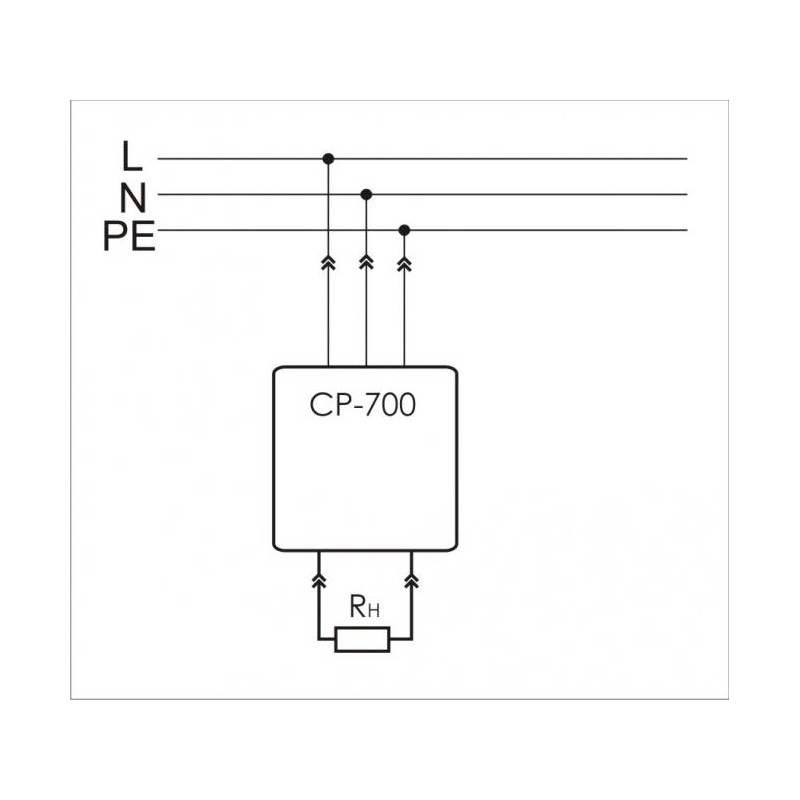 Реле напряжения CP-700 (однофазный, цифровая индикация напряжения тип корпуса вилка-розетка, 150-300