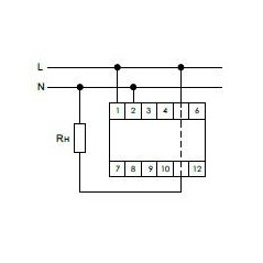 Указатель мощности WM-1 (однофазный, цифровая индикация, монтаж на DIN-рейке 35мм, 230В 16А 1P IP20)