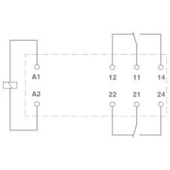 Реле одиночное REL-MR- 24DC/21-21 Phoenix Contact 2961192