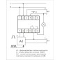 Счетчик импульсов CLI-01 24-264В AC/DC 8А 1NO/NC IP20 вход сброса реле управления нагрузкой прямой с