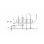 Реле импульсное BIS-402 (для установки в монтажную коробку 230В 8А 1Z IP40) F@F EA01.005.002