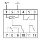 Реле промежуточное PK-4PR/24 (24В AC/DC 1 модуль монтаж на DIN-рейке 4х8А 2NO/NC+2NC IP20) F@F EA06.