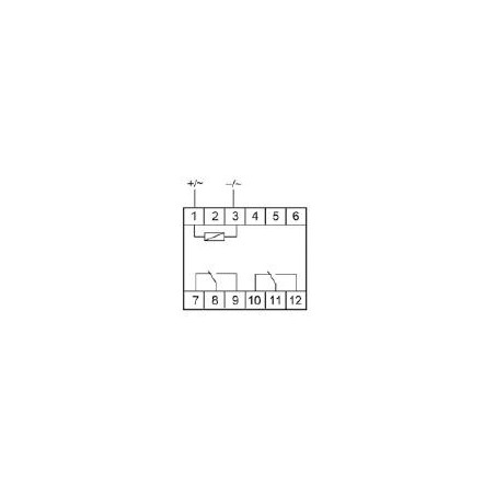 Реле промежуточное PK-2P/48 (48В AC/DC 1 модуль монтаж на DIN-рейке 2х8А 2NO/NC IP20) F@F EA06.001.0