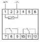 Реле промежуточное PK-2P/48 (48В AC/DC 1 модуль монтаж на DIN-рейке 2х8А 2NO/NC IP20) F@F EA06.001.0