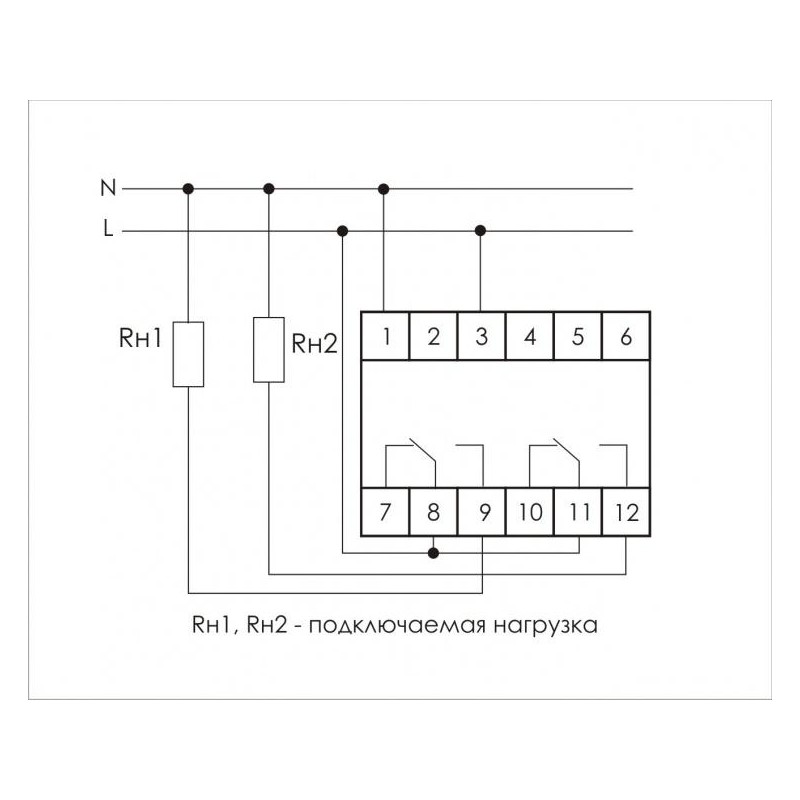 Реле времени PCA-514 2х8А 230В 2 перекл. IP20 задержка выключ. монтаж на DIN-рейке F@F EA02.001.005