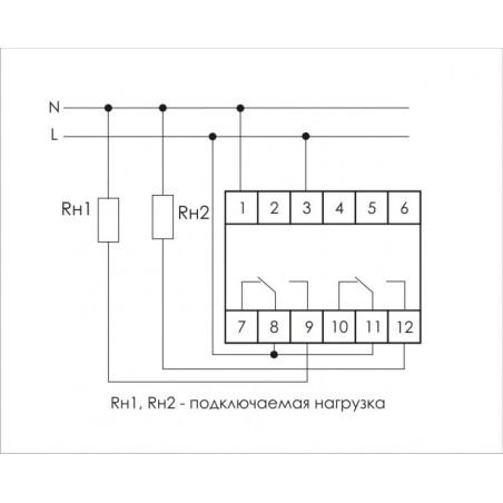 Реле времени PCA-514 2х8А 230В 2 перекл. IP20 задержка выключ. монтаж на DIN-рейке F@F EA02.001.005