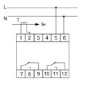 Реле тока EPP-620 (многофункциональное, двухпороговое (0.02-1А 0.5-5A), монтаж на DIN-рейке 35мм, 3