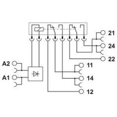 Модуль релейный PLC-RSC-230UC/21-21 Phoenix Contact 2967099