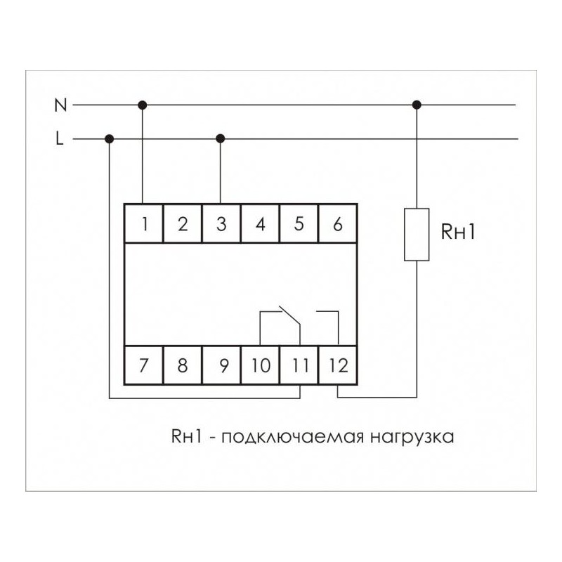 Реле времени PCU-511 8А 230В 1 перекл. IP20 многофункц. монтаж на DIN-рейке F@F EA02.001.010