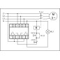 Реле контроля и наличия фаз CZF-331 (монтаж на DIN-рейке 35мм, регулировка порога отключения, 3х400/