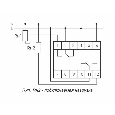 Реле времени PCU-507 2х8А 230В 2п IP20 многофункц. 2 независимых времен. 1 мод. монтаж на DIN-рейке