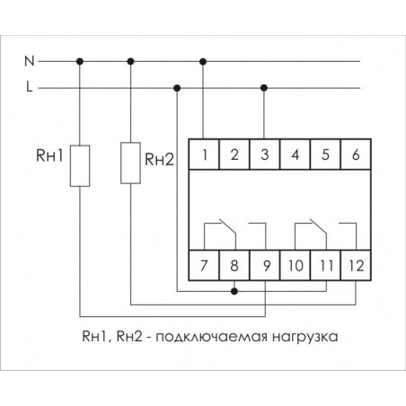 Реле времени PCR-515 2х8А 230В 2перекл. IP20 задержка включ. монтаж на DIN-рейке F@F EA02.001.006