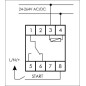 Реле времени PCS-517 16А 24-264В AC/DC 1 перекл. IP20 многофункц. цифр./индикация монтаж на DIN-рейк