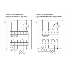 Реле импульсное BIS-419 (4 функции управление двумя нагрузками монтаж на DIN-рейке 230В 16А 2NO/NC I