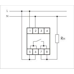 Реле промежуточное PK-1Z-30 (монтаж на DIN-рейке 35мм 12В DC 30А 1Z IP20) F@F EA06.001.018