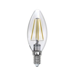 Лампа светодиодная LED-C35-5W/NW/E14 /CL/DIM GLA01TR Air 5Вт свеча прозрачная 4000К нейтр. бел. E14