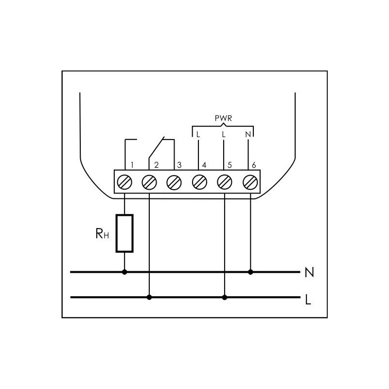 Реле промежуточное PK-1Z-230 (100-265 AC/DC 16А 1NO/NC для установки в монтажную коробку d60мм) F@F