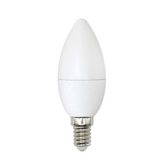 Лампа светодиодная LED-C37-6W/WW+NW/E14/FR PLB01WH Bicolor 6Вт свеча матовая тепл. бел. E14 (упак. к