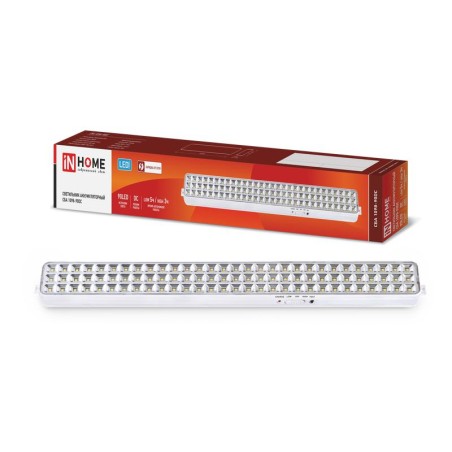 Светильник светодиодный СБА 1098-90DC 90 LED 2.2А.ч lithium battery DC аварийный IN HOME 46906120295