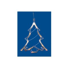 Фигура ULD-H1620-010/STA/3AAA WARM WHITE IP20 XMAS TREE Елочк 3AAA (не в/к) 18х19см подвес 10 LED пр