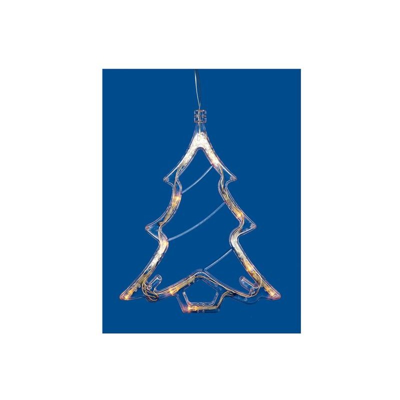 Фигура ULD-H1620-010/STA/3AAA WARM WHITE IP20 XMAS TREE Елочк 3AAA (не в/к) 18х19см подвес 10 LED пр