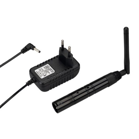 Усилитель SMART-DMX-Transmitter Black (5В XLR3 Female 2.4G) (IP20 металл) Arlight 028416