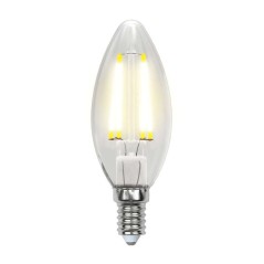 Лампа светодиодная LED-C35-5W/WW/E14/CL/MB GLM10TR форма "свеча" прозр. Multibright свет теплый бел.