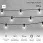 Гирлянда светодиодная "LED Galaxy Bulb String" 10м 6х30LED бел. 25Вт 220-240В IP65 соединяемая прово