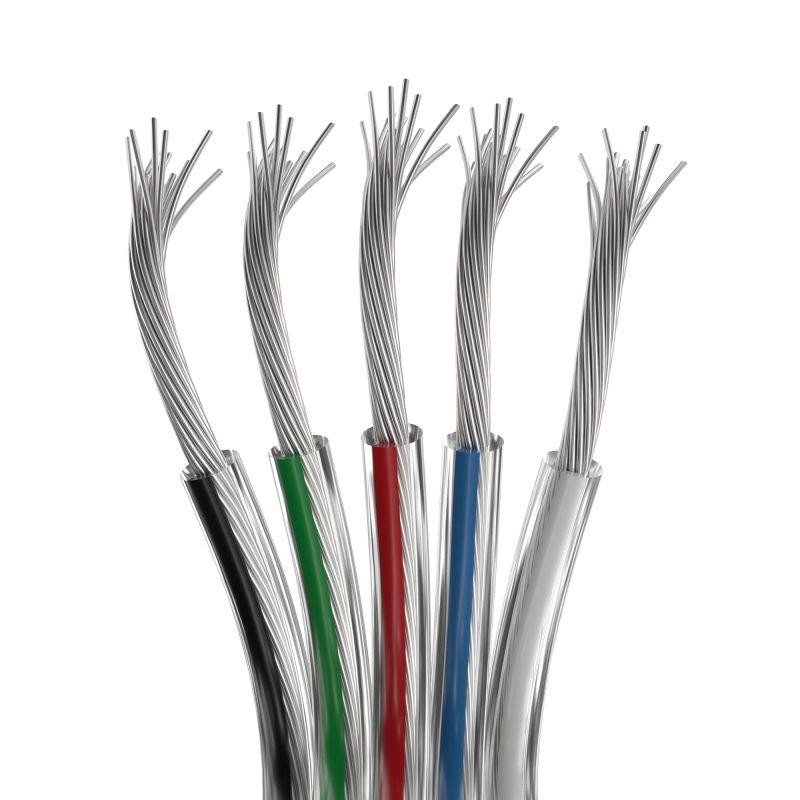 Шлейф питания ARL-20AWG-CLEAR-5Wire-CU (уп.50м) Arlight 034966