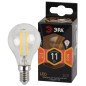 Лампа светодиодная филаментная F-LED P45-11w-827-E14 P45 11Вт шар E14 тепл. бел. ЭРА Б0047012