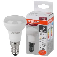 Лампа светодиодная LED Value LV R39 40 5SW/830 5Вт рефлектор матовая E14 230В 10х1 RU OSRAM 40580755