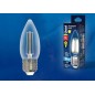 Лампа светодиодная LED-C35-9W/3000K/E27/CL PLS02WH Sky прозр. картон Uniel UL-00005162