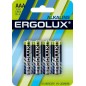 Элемент питания алкалиновый AAA/LR03 1.5В Alkaline BL-4 (блист.4шт) Ergolux 11744