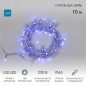 Гирлянда светодиодная "Нить" 10м 100LED син. 10Вт 230В IP65 эффект мерцания (каждый 5-ый диод) прово