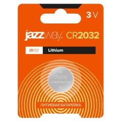 Элемент питания литиевый CR2032 3В BL-1 (блист.1шт) JazzWay 2852892