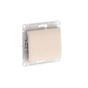 Переключатель 1-кл. Glossa (сх. 6) 10AX быстрозажим. клем. механизм беж. SE GSL000261S
