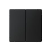 Переключатель 2-кл. ArtGallery 10AX быстрозажим. клем. механизм карбон SE GAL001065S