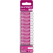 Элемент питания алкалиновый 90 624 OBT-ALK-LR03-BP12 (блист.12шт) ОНЛАЙТ 90624