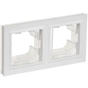Рамка 2-м BRITE РУ-2-БрАБ-44 IP44 арктич. бел. IEK BR-M22-44-K91