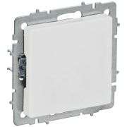 Заглушка BRITE МЗ10-БрАБ с суппортом механизм арктич. бел. IEK BR-PL10-K91