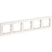 Рамка 5-м BRITE РУ-5-БрБ бел. IEK BR-M52-K01