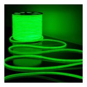Лента светодиодная LS003 220V 2835 круглый зеленый 50 м /4690389134708/